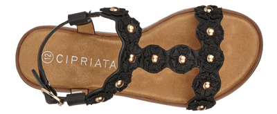 ESTELLA'  Multi Flower Textile Sandal - Schoolwear Centres | School Uniform Centres