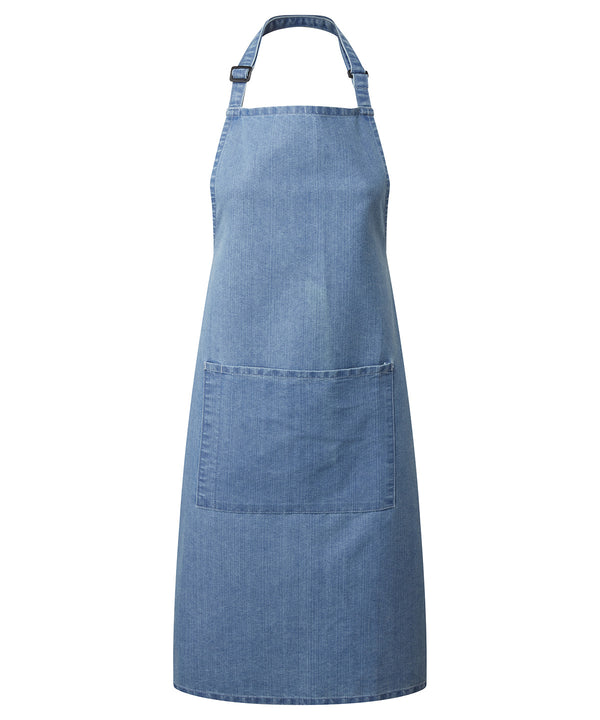 Colours bib apron with pocket