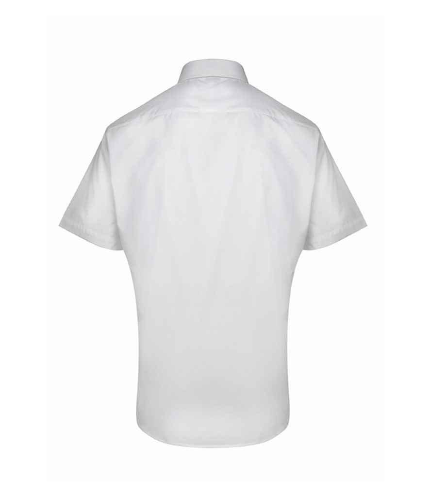 Premier Supreme Short Sleeve Poplin Shirt | White Shirt Premier style-pr209 Schoolwear Centres