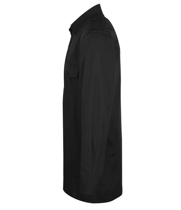 Premier Long Sleeve Pilot Shirt | Black Shirt Premier style-pr210 Schoolwear Centres