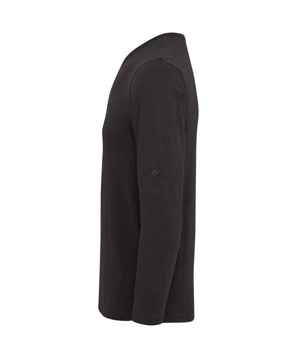 Premier Long John Roll Sleeve T-Shirt | Black T-Shirt Premier style-pr218 Schoolwear Centres
