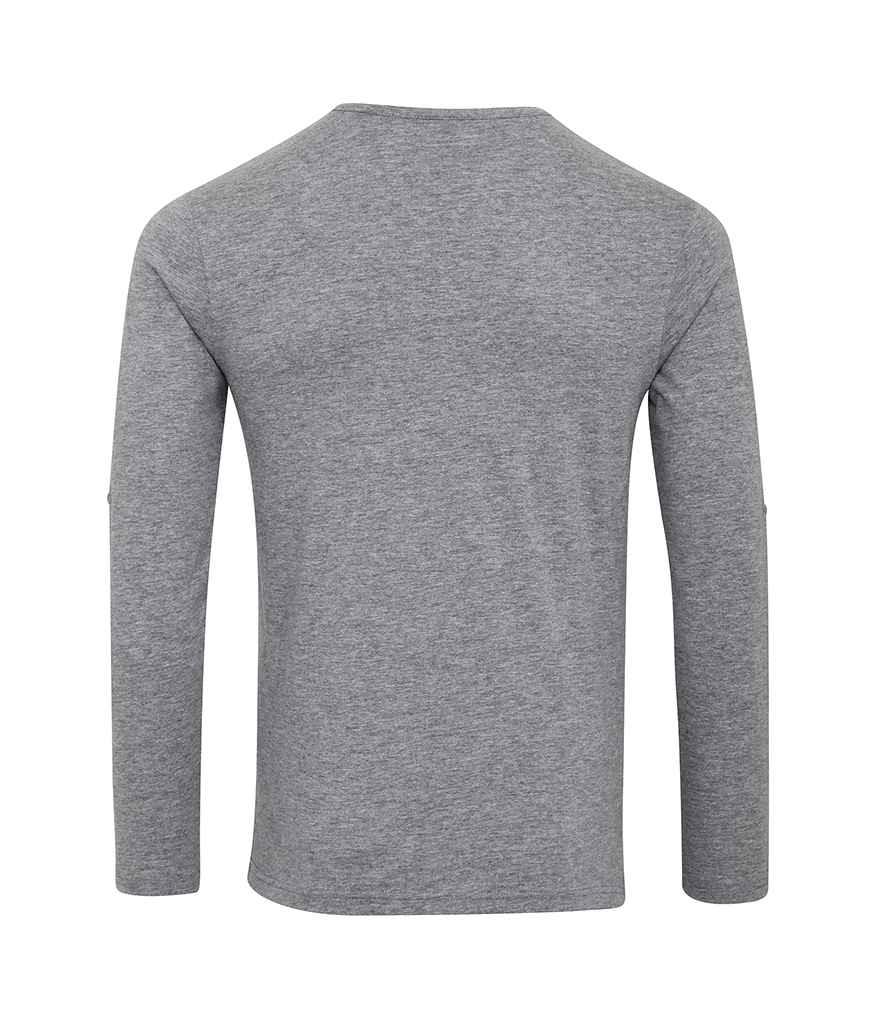 Premier Long John Roll Sleeve T-Shirt | Grey Marl T-Shirt Premier style-pr218 Schoolwear Centres