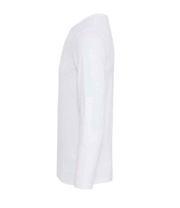 Premier Long John Roll Sleeve T-Shirt | White T-Shirt Premier style-pr218 Schoolwear Centres