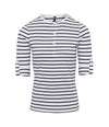 Premier Ladies Long John Roll Sleeve T-Shirt | White/Navy T-Shirt Premier style-pr318 Schoolwear Centres