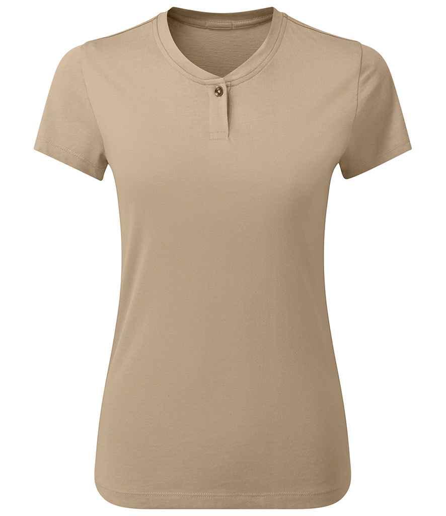 Premier Ladies Comis Sustainable T-Shirt | Khaki T-Shirt Premier style-pr319 Schoolwear Centres