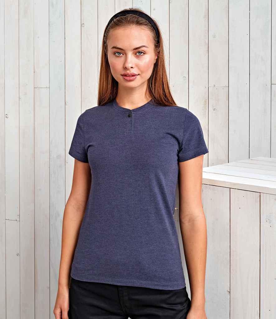 Premier Ladies Comis Sustainable T-Shirt | Navy Marl T-Shirt Premier style-pr319 Schoolwear Centres