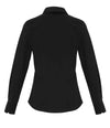 Premier Ladies Long Sleeve Stretch Fit Poplin Shirt | Black Shirt Premier style-pr344 Schoolwear Centres