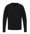 Premier Essential Acrylic V Neck Sweater | Black Jumper Premier style-pr400 Schoolwear Centres