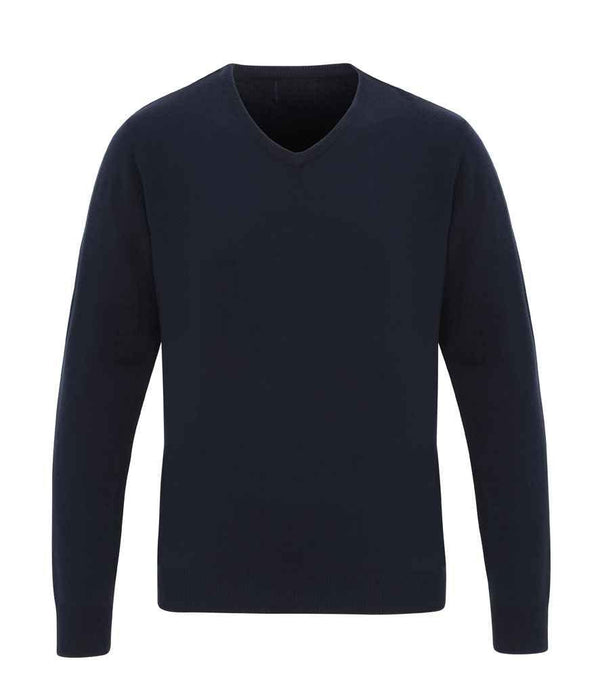 Premier Essential Acrylic V Neck Sweater | Navy Jumper Premier style-pr400 Schoolwear Centres