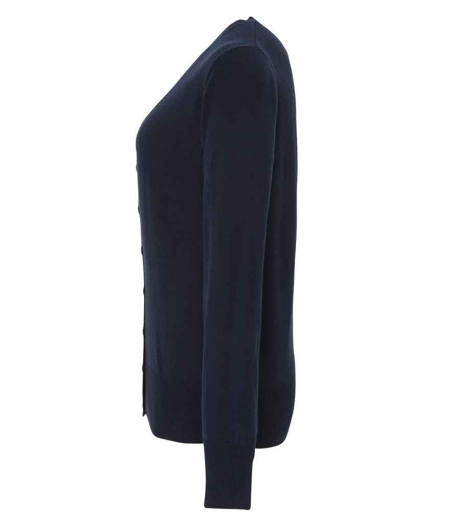 Premier Ladies Essential Acrylic V Neck Cardigan | Navy Cardigan Premier style-pr402 Schoolwear Centres