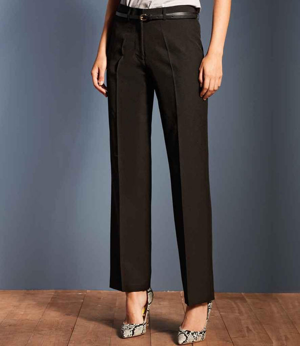 Premier Ladies Polyester Trousers | Black Trousers Premier style-pr530 Schoolwear Centres
