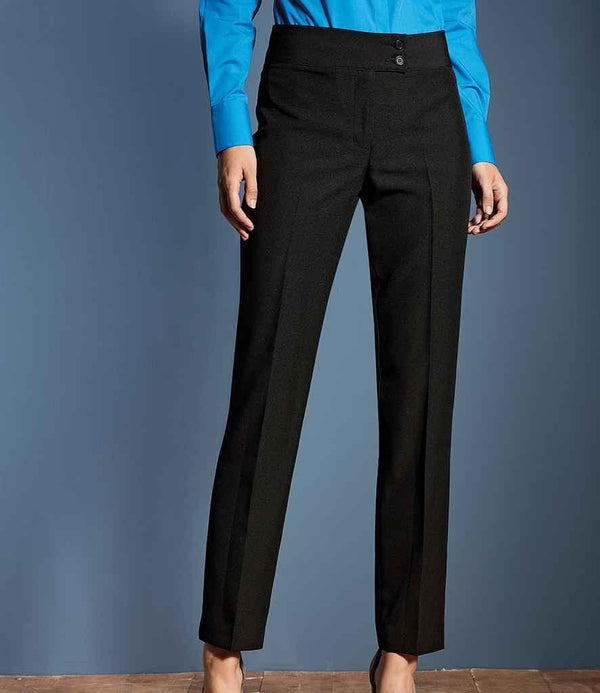 Premier Ladies Iris Straight Leg Trousers | Black Trousers Premier style-pr536 Schoolwear Centres