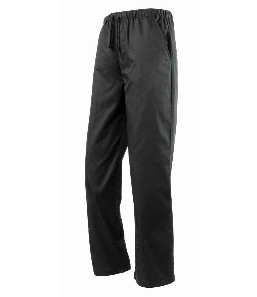 Premier Essential Chef's Trousers | Black Trousers Premier style-pr553 Schoolwear Centres