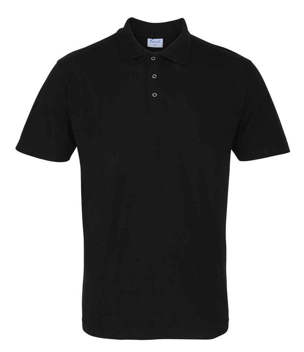 Premier Stud Piqué Polo Shirt | Black Polo Premier style-pr610 Schoolwear Centres