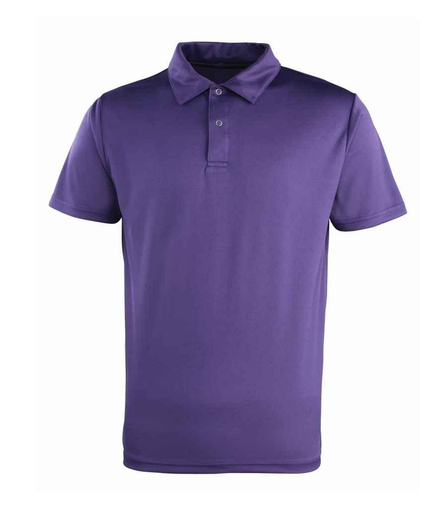 Premier Coolchecker® Stud Piqué Polo Shirt | Purple Polo Premier style-pr612 Schoolwear Centres