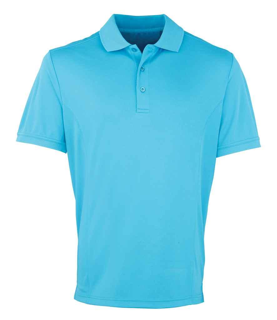 Premier Coolchecker® Piqué Polo Shirt | Turquoise Blue Polo Premier style-pr615 Schoolwear Centres