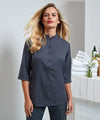 Verbena 'linen look' button-up beauty tunic