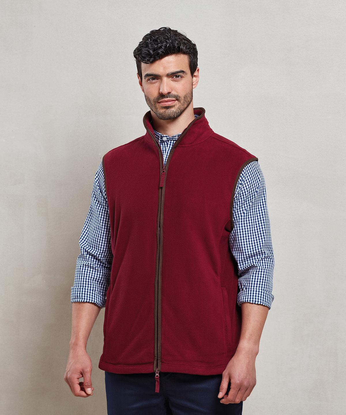 Artisan fleece gilet