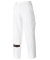 White - Painter's trousers (S817) Trousers Portwest Safe to wash at 60 degrees, Trousers & Shorts, Workwear Schoolwear Centres