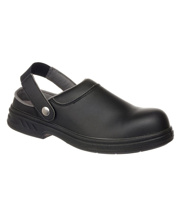White - Steelite safety clog SB (FW82) Shoes Portwest Chefswear, Footwear, Safetywear, Workwear Schoolwear Centres