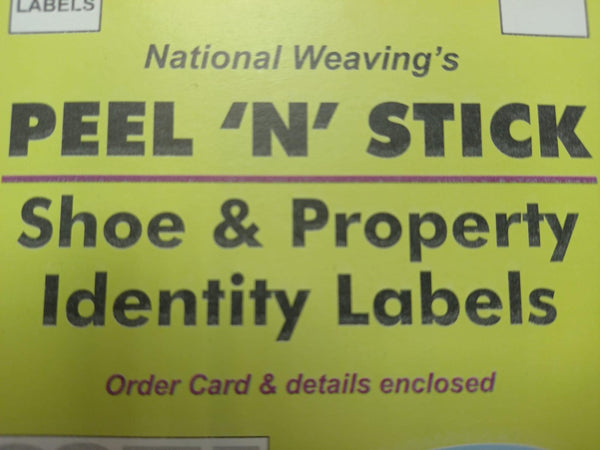 Instant Iron-on-Label | Peel 'N' Stick | Woven Name Tapes - Schoolwear Centres | School Uniform Centres