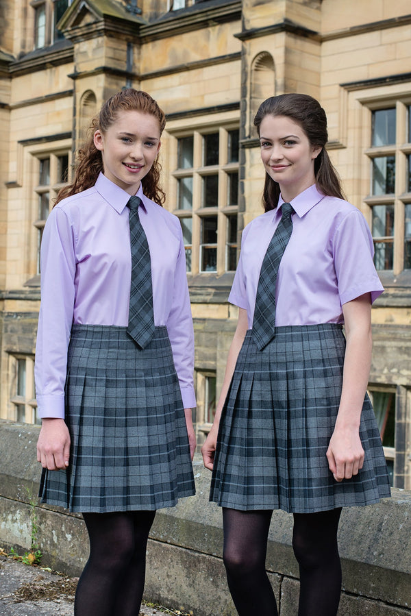 Hassenbrook Academy - Girl's Stitch Down Pleat Tartan Skirt - Schoolwear Centres | School Uniform Centres
