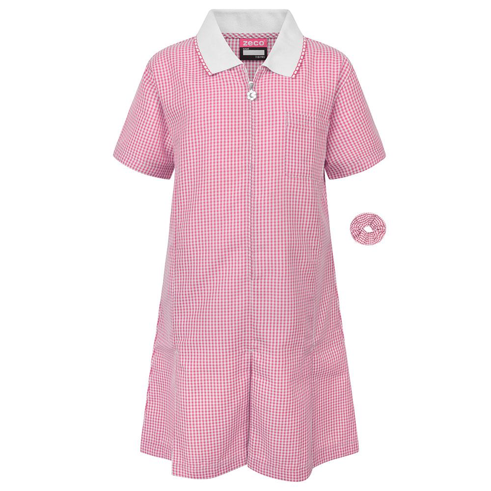 Gingham Summer Dress & Gingham Sun Hat - Schoolwear Centres | School Uniform Centres