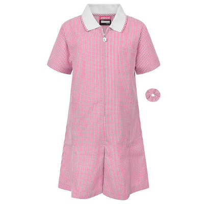 Gingham Summer Dress & Gingham Sun Hat - Schoolwear Centres | School Uniform Centres
