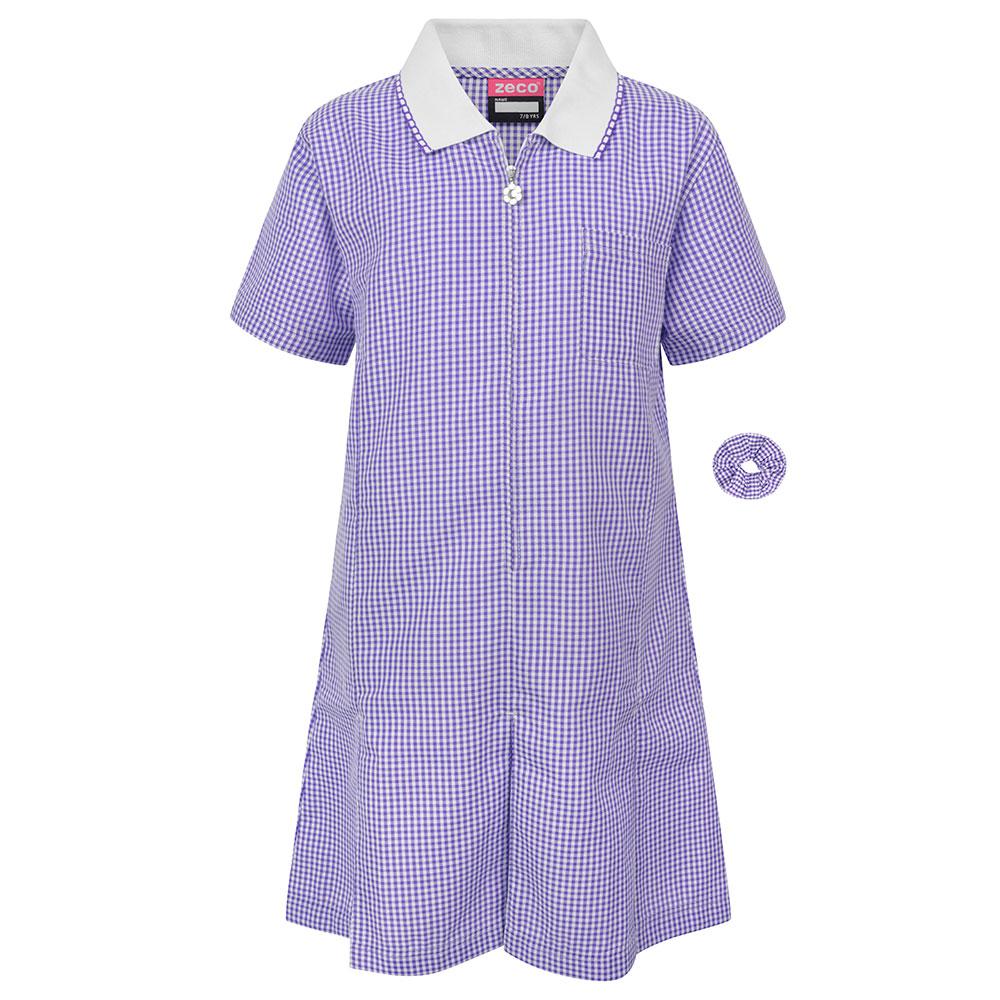 Gingham Summer Dress & Gingham Sun Hat - Schoolwear Centres | School Uniform Centres