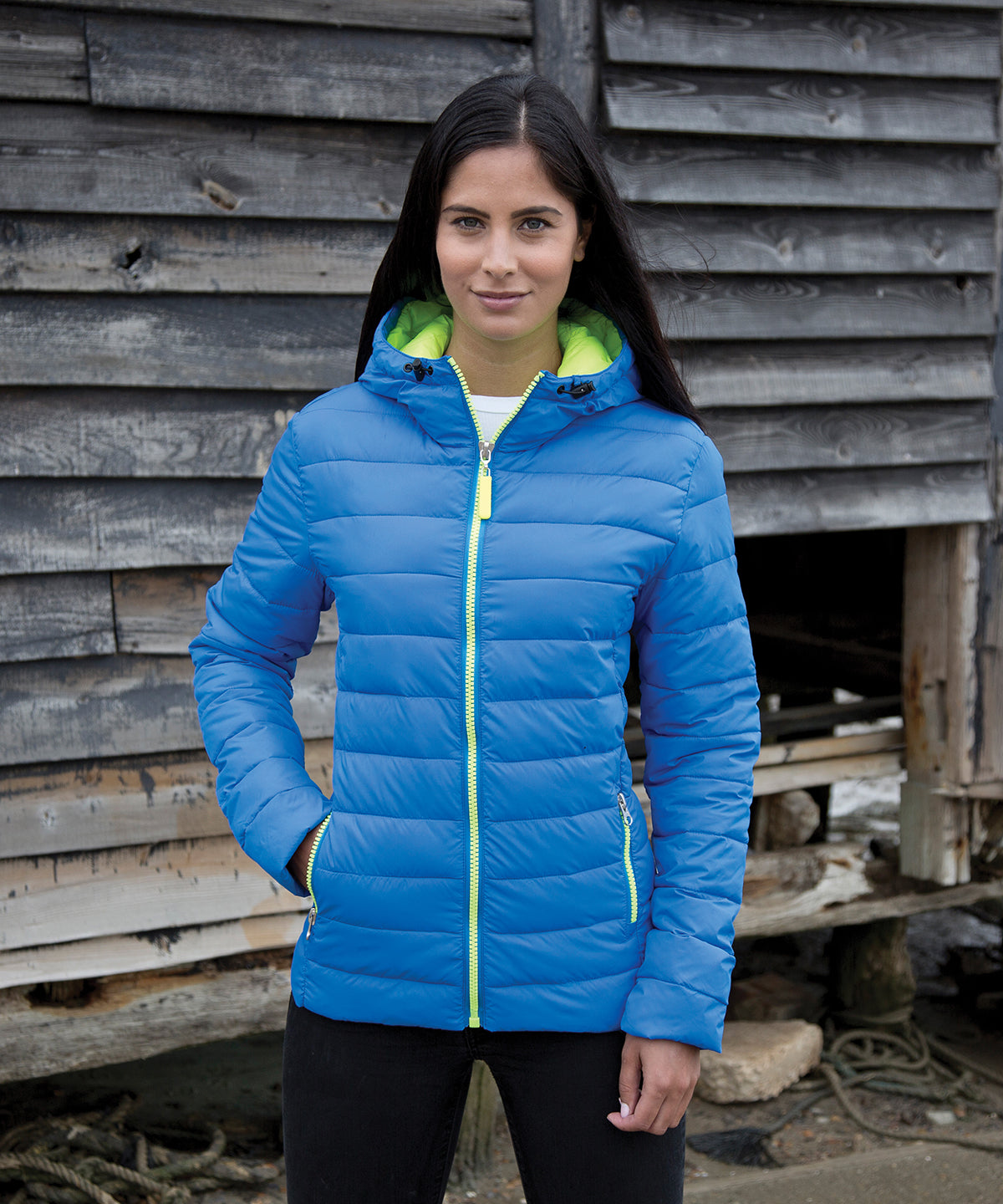 Women's Urban snow bird hooded jacket