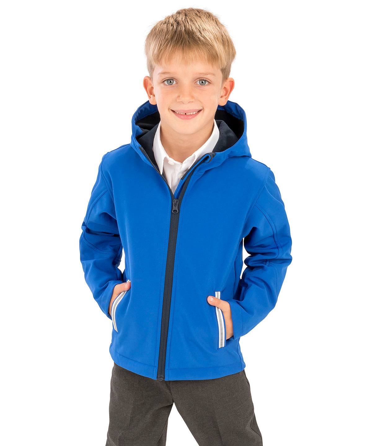 Core junior TX performance hooded softshell jacket