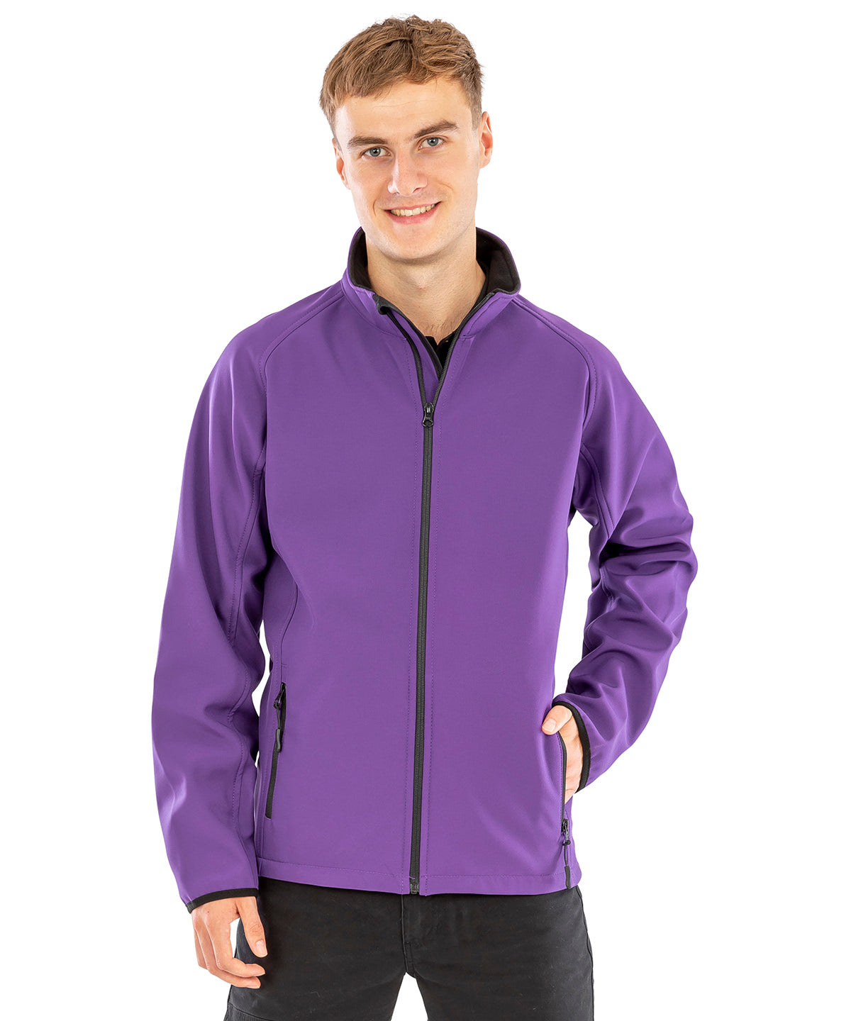 Core printable softshell jacket