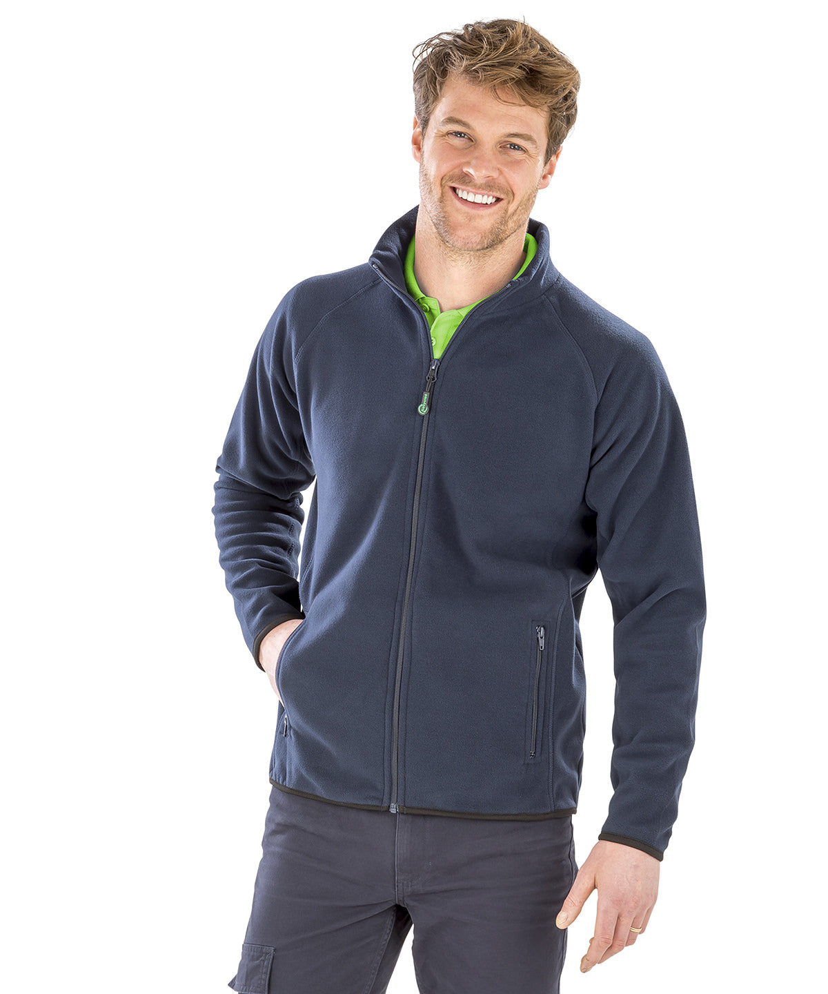 Recycled fleece polarthermic jacket