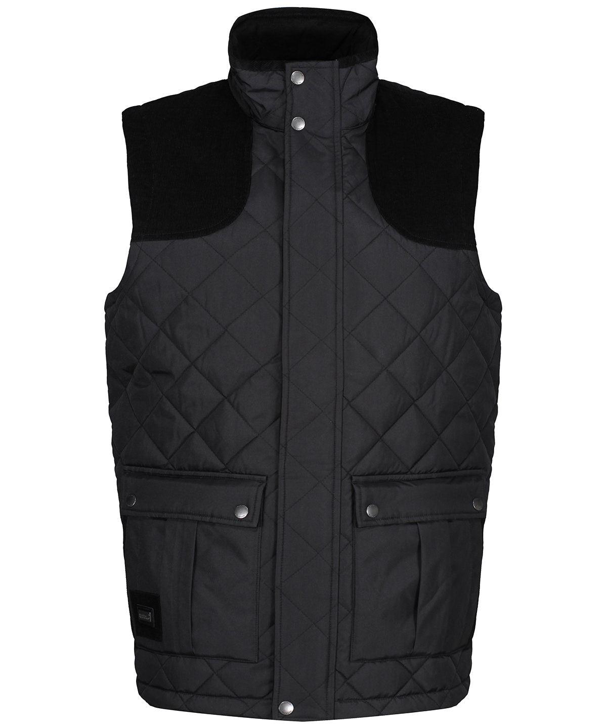 Black - Padbury diamond quilt bodywarmer Body Warmers Regatta Professional Gilets and Bodywarmers, New Styles For 2022 Schoolwear Centres