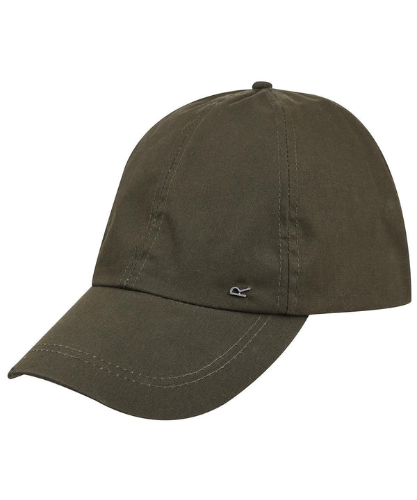 Dark Khaki - Arif wax-effect cap Caps Regatta Professional Headwear, New Styles For 2022 Schoolwear Centres