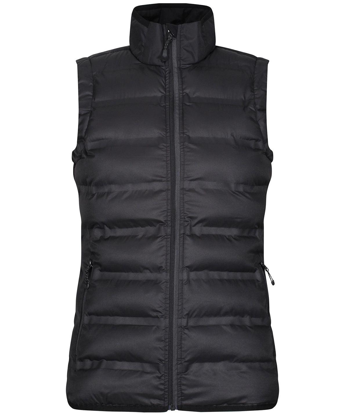 Black - Women's X-Pro Icefall II thermal seamless bodywarmer Body Warmers Regatta Professional Alfresco Dining, Gilets and Bodywarmers, Jackets & Coats, New For 2021, New Styles For 2021, Plus Sizes Schoolwear Centres