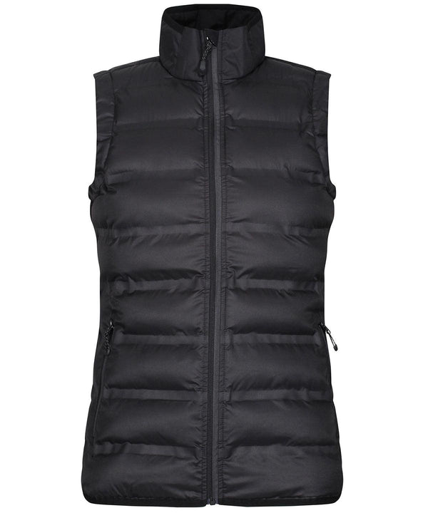 Black - Women's X-Pro Icefall II thermal seamless bodywarmer Body Warmers Regatta Professional Alfresco Dining, Gilets and Bodywarmers, Jackets & Coats, New For 2021, New Styles For 2021, Plus Sizes Schoolwear Centres
