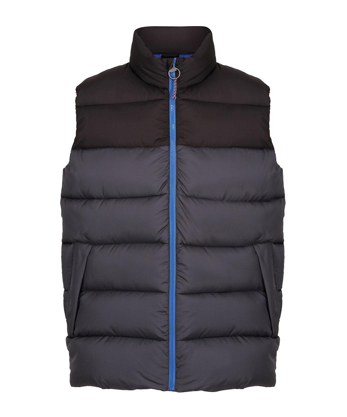 Seal Grey/Black - Vintage puffer vest Body Warmers Regatta Professional Gilets and Bodywarmers, New Styles for 2023, Organic & Conscious, Plus Sizes, Rebrandable, Winter Essentials Schoolwear Centres