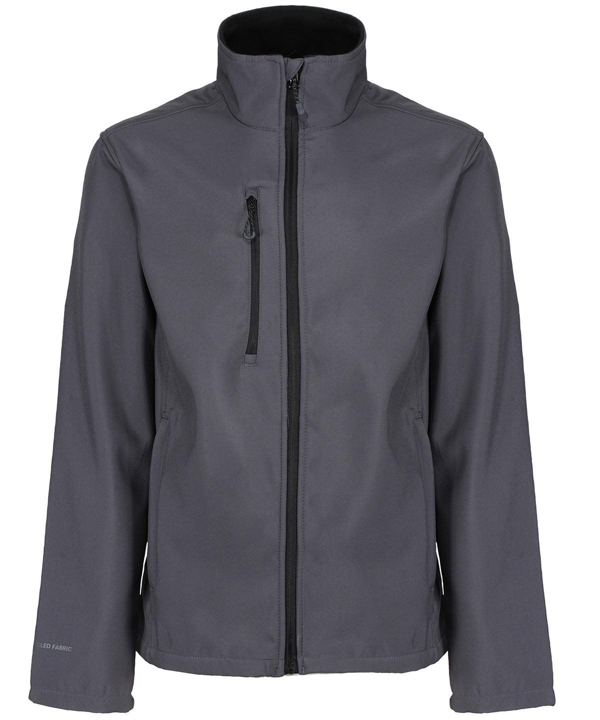 Seal Grey - Honestly Made recycled softshell jacket Jackets Regatta Honestly Made Conscious cold weather styles, Jackets & Coats, Must Haves, New Colours for 2021, Organic & Conscious, Plus Sizes, Rebrandable, Recycled Schoolwear Centres