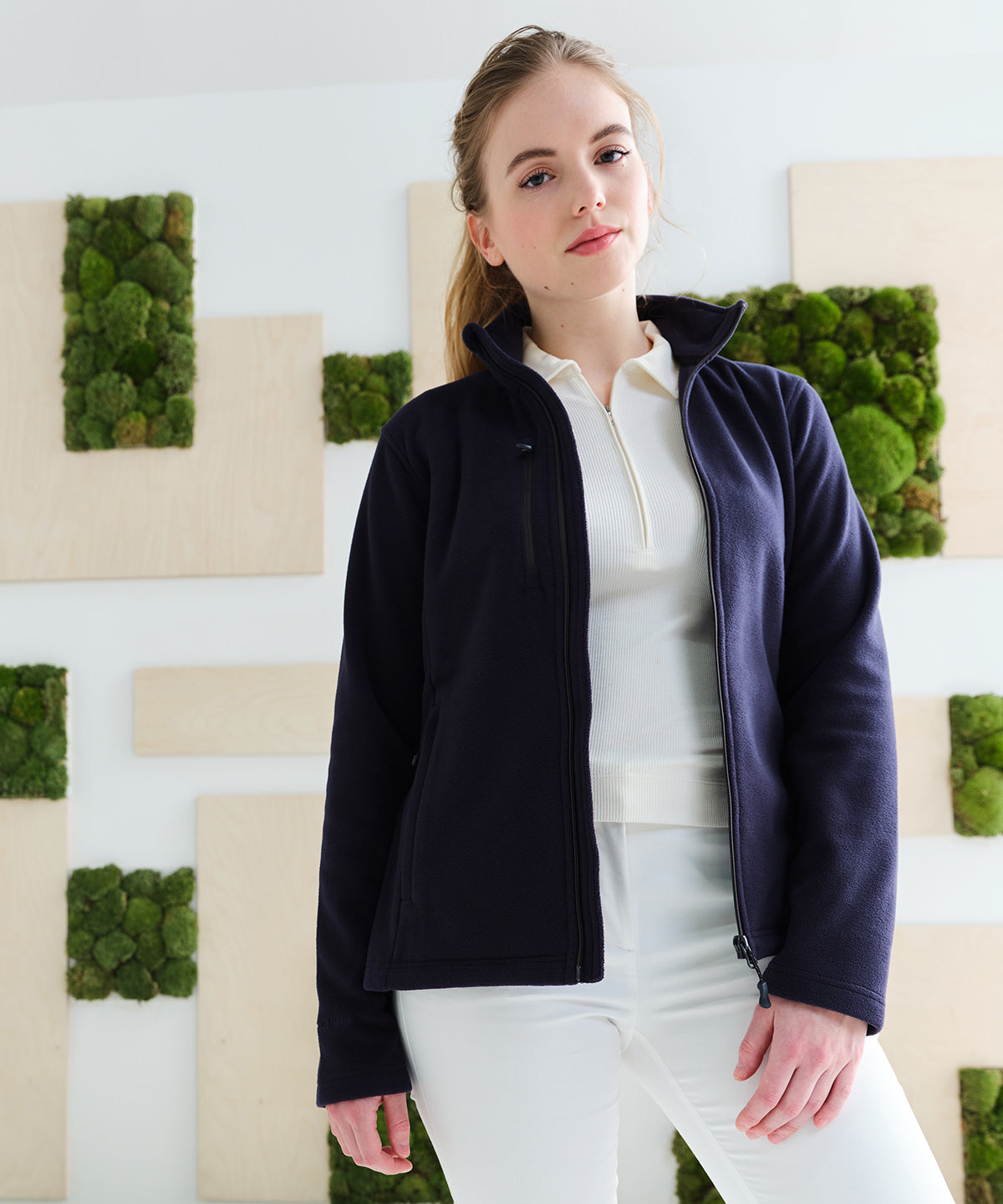 Women's Honestly made recycled full zip fleece