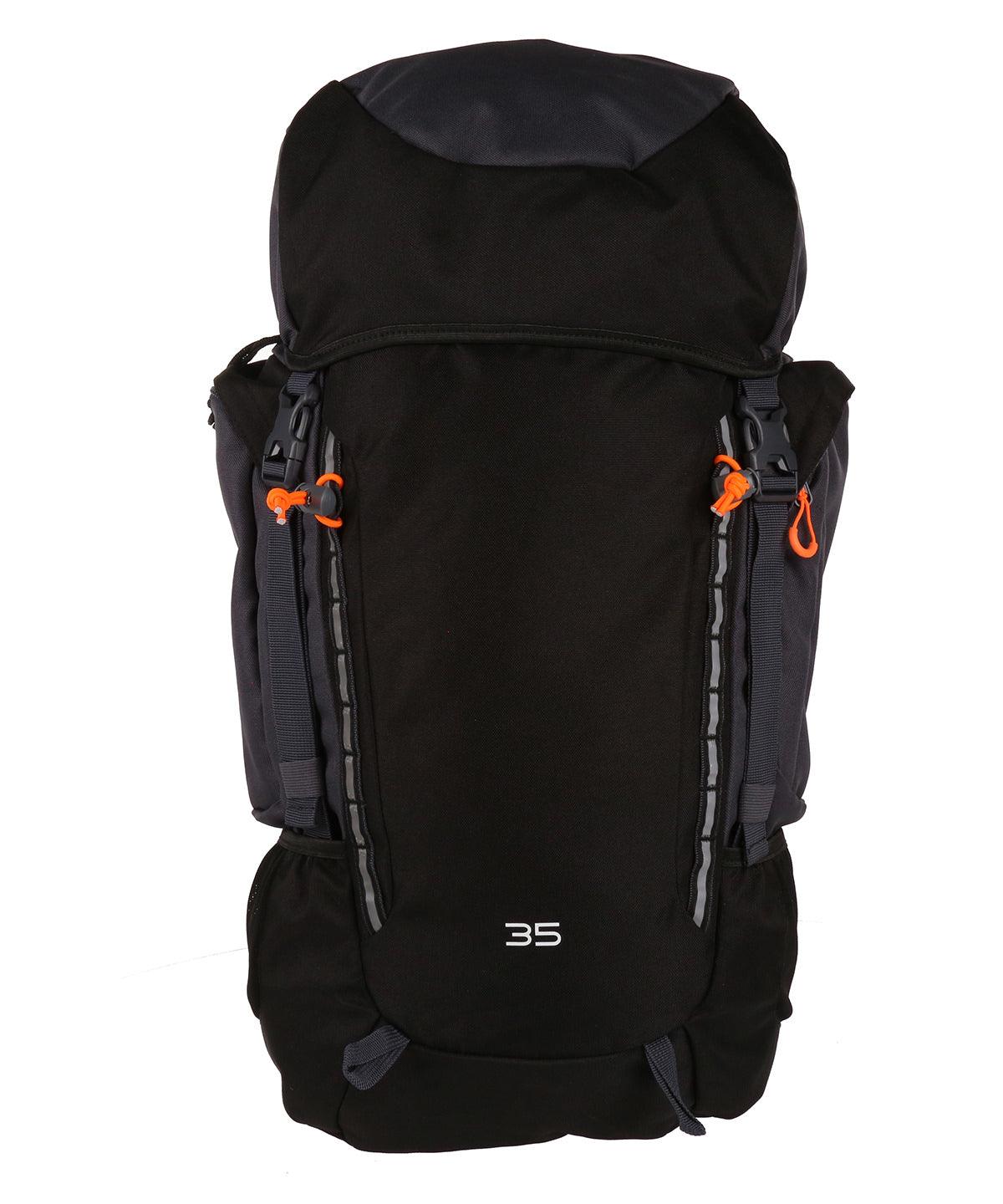 Black/Ebony - Ridgetrek 35L backpack Bags Regatta Professional Bags & Luggage, New Styles for 2023, Rebrandable Schoolwear Centres