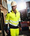 Pro hi-vis ¼-zip sweatshirt