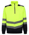 Pro hi-vis ¼-zip sweatshirt