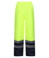 Pro hi-vis insulated overtrousers