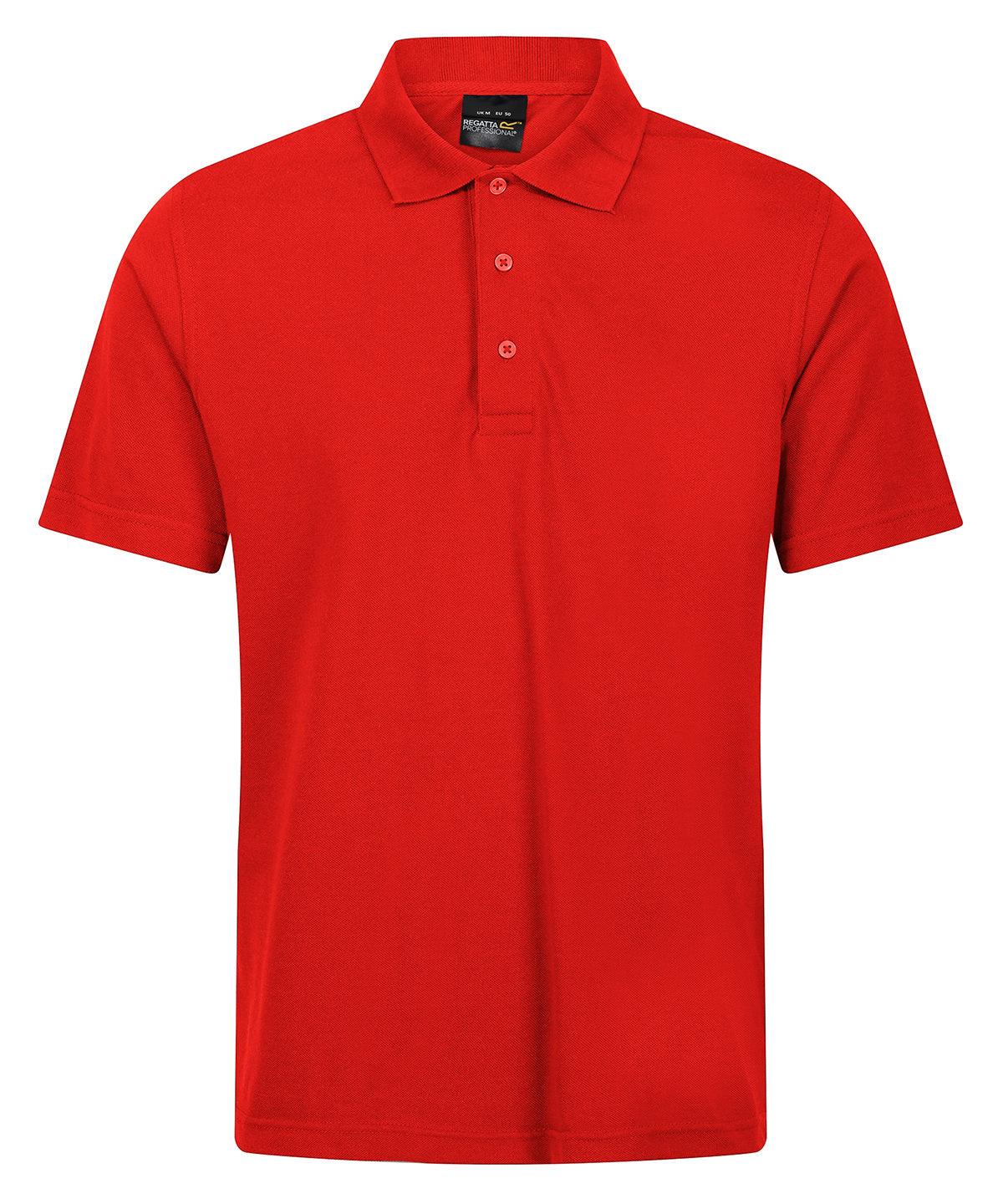 Classic Red - Pro 65/35 short sleeve polo Polos Regatta Professional New Styles for 2023, Organic & Conscious, Plus Sizes, Polos & Casual, Rebrandable Schoolwear Centres