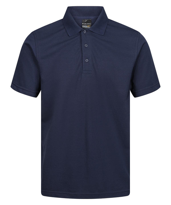 Navy - Pro 65/35 short sleeve polo Polos Regatta Professional New Styles for 2023, Organic & Conscious, Plus Sizes, Polos & Casual, Rebrandable Schoolwear Centres