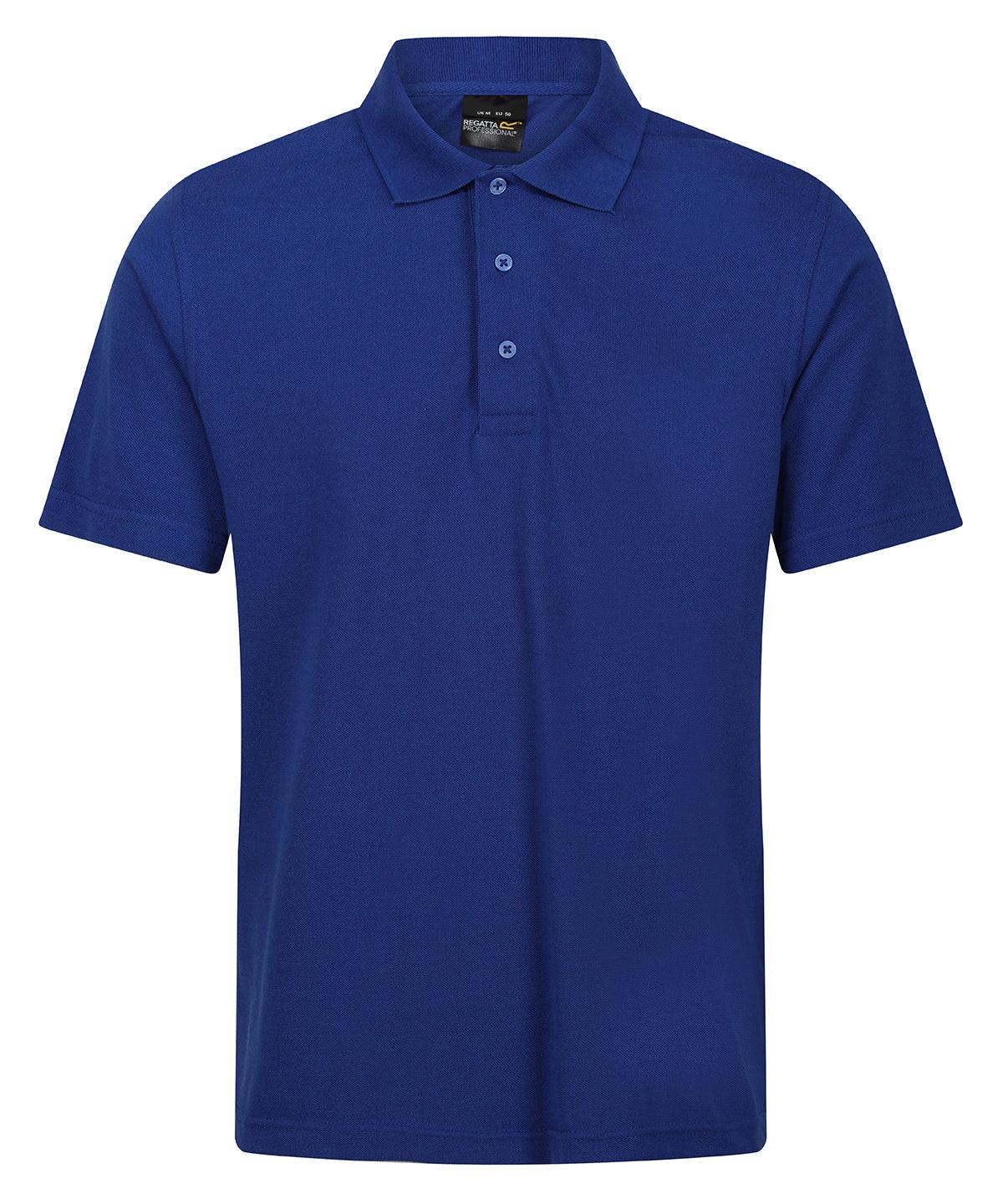 New Royal - Pro 65/35 short sleeve polo Polos Regatta Professional New Styles for 2023, Organic & Conscious, Plus Sizes, Polos & Casual, Rebrandable Schoolwear Centres