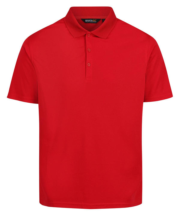 Classic Red - Pro wicking polo Polos Regatta Professional New Styles for 2023, Plus Sizes, Polos & Casual, Rebrandable Schoolwear Centres