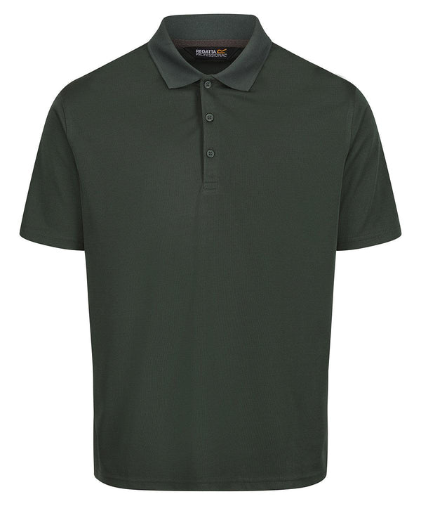 Dark Green - Pro wicking polo Polos Regatta Professional New Styles for 2023, Plus Sizes, Polos & Casual, Rebrandable Schoolwear Centres