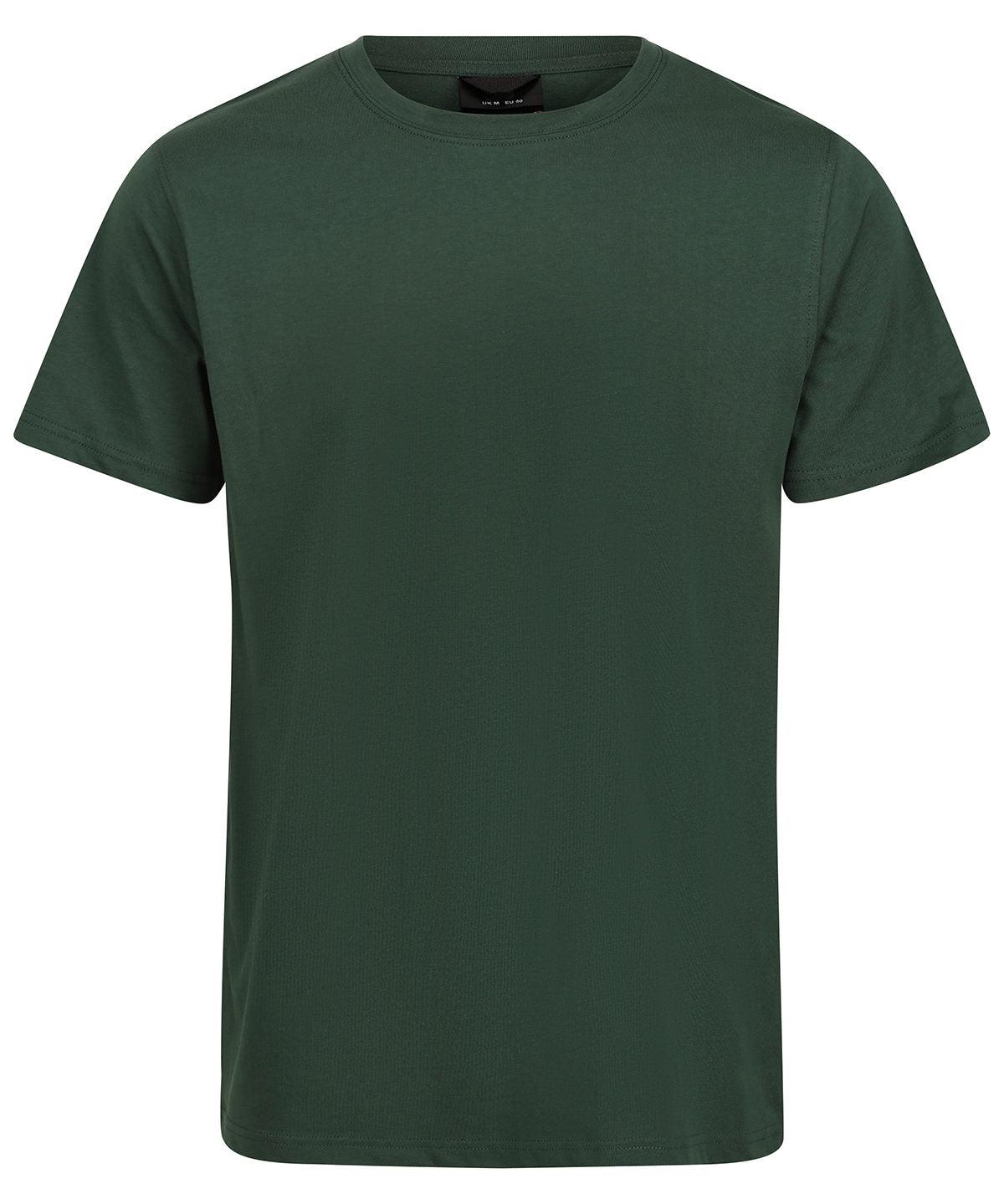 Dark Green - Pro soft-touch cotton t-shirt T-Shirts Regatta Professional New Styles for 2023, Organic & Conscious, Plus Sizes, Rebrandable, T-Shirts & Vests Schoolwear Centres